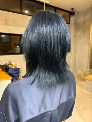 ミディアム 柴田 美育のヘアスタイル