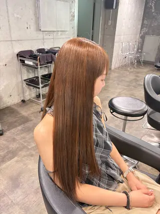 ロング カラー ハイトーンブロンド 横浜💞ミオのヘアスタイル