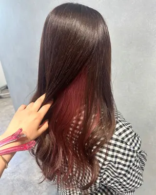 ロング カラー 唐澤 千尋のヘアスタイル