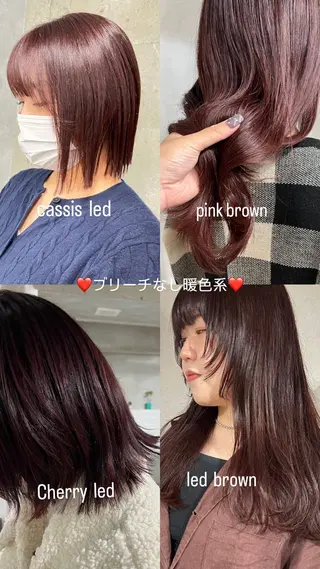 ロング カラー anon Loemのヘアスタイル