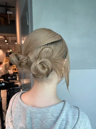 ヘアアレンジ charm《銀座》 ヘアセット/縮毛矯正のヘアスタイル