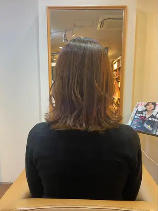 ミディアム HAIR en所属・撮影モデル募集‼️ 大橋菜々美のヘアスタイル