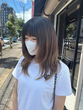 ミディアム Shall hair design所属・黒田 友莉のヘアスタイル