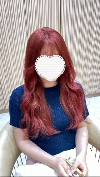 ロング カラー 竹田 真梨子のヘアスタイル