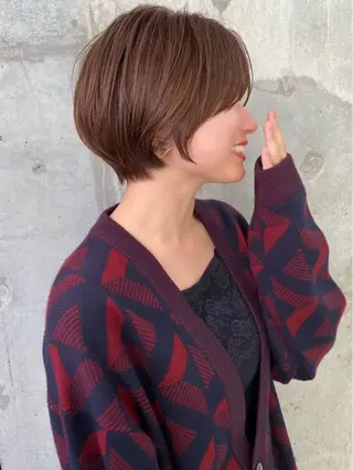 ショート tint by alo bleach 大阪梅田【ティントバイアロブリーチ】所属・✨武内凌太✨ カットモデル募集のヘアスタイル