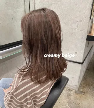 ミディアム カラー パーマ ヘアアレンジ ネイル マツエク・マツパ Miku /ブリーチ/ボブのヘアスタイル