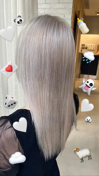 ロング 🌶推しカラー RINA🌶´-のヘアスタイル