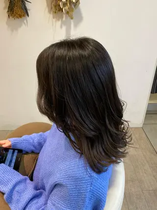 セミロング キッズ 柳澤 和也のヘアスタイル