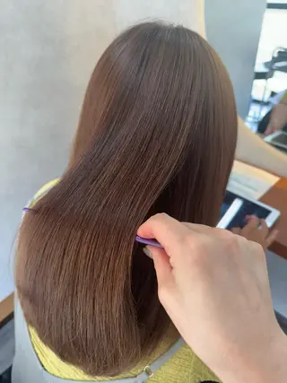 ミディアム 竹貫 奈月のヘアスタイル