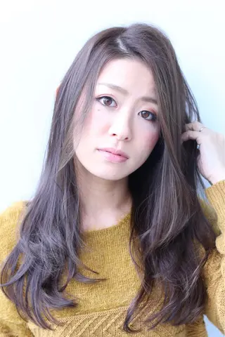 セミロング カラー ブレス渡辺 康介のヘアスタイル