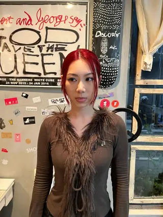 ミディアム ticro所属・TAKAHASHI KANNAのヘアスタイル