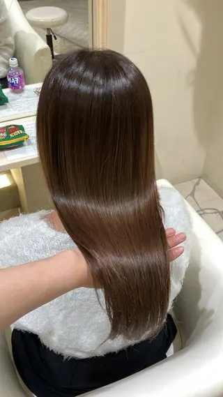 セミロング カラー CYAN.栄店所属・久野 紗愛のヘアスタイル