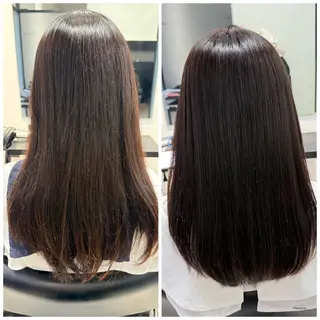 セミロング SALOWIN 横浜店所属・髪質改善☘️縮毛矯正 特化✨のヘアスタイル