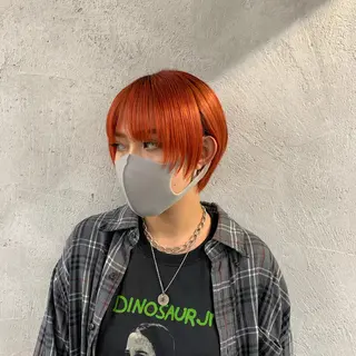 ショート 及川シゲル 髪質改善講師のヘアスタイル