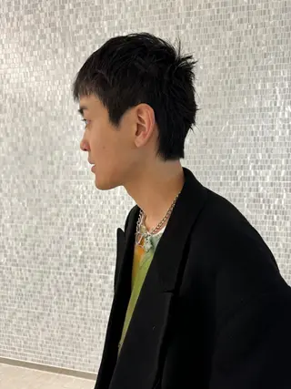 ショート メンズ 吉田一輝 外国人パーマのヘアスタイル