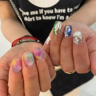 ネイル ゆびノさき茨木店 ニュアンス/アートのネイルデザイン