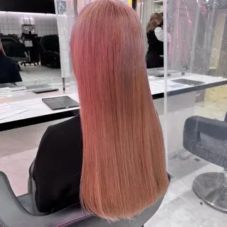 セミロング パーマ ヘアアレンジ 💕上野美容師☁ ブリーチ💖サワのヘアスタイル