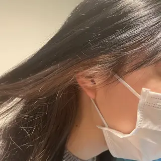 ミディアム カラー ヘアアレンジ 桑原 りゆのヘアスタイル