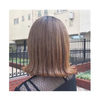 ミディアム ❁⃘ ち だ り さ ❁⃘のヘアスタイル