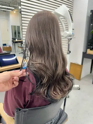 セミロング カラー ブリーチダブルカラー 【koide】のヘアスタイル