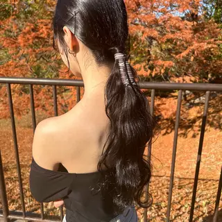 ロング ヘアアレンジ 飯塚 沙衣のヘアスタイル