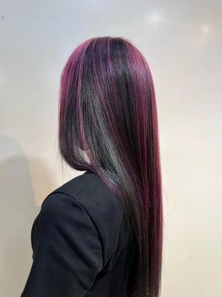 ロング 田中 沙羅のヘアスタイル
