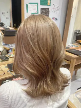 ロング カラー 心斎橋/ブリーチなし 髪質改善/レイヤーのヘアスタイル