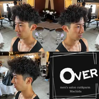 パーマ メンズ 髪質改善美容室bokuno町田店所属・メンズ＆髪質改善縮毛 矯正【平山🔥拓哉】のヘアスタイル