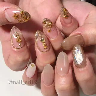 セミロング ネイル nail salon &e eriのネイルデザイン