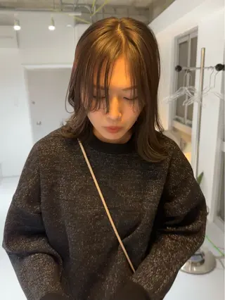 ミディアム CAMINO REAL所属・natsumi zenshoのヘアスタイル