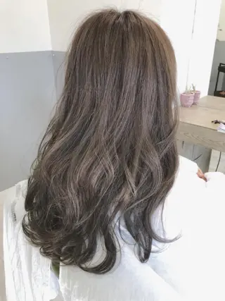 セミロング カラー ヘアアレンジ Hair&Beauty  theB所属・山田 香織のヘアスタイル