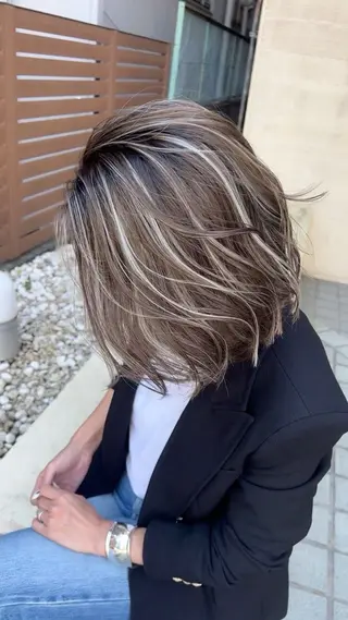 カラー 大関 星翔のヘアスタイル