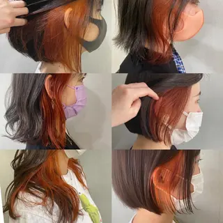 カラー 舟橋 りんかのヘアスタイル