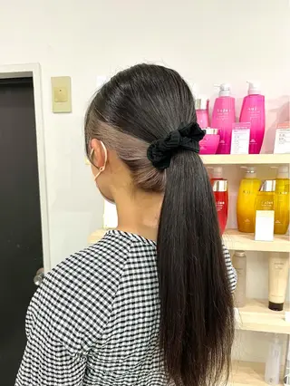 セミロング カラー カットモデル募集🐺 らいと💎のヘアスタイル