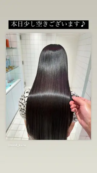 ロング Lond　luce心斎橋所属・✨髪質改善✨縮毛矯正 ホウダカズヒロのヘアスタイル