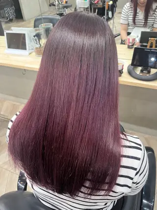 カラー 田中 萌のヘアスタイル