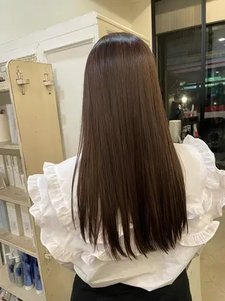 ロング カラー BoTaN HAIR所属・丹 優菜のヘアスタイル