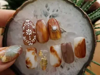 ネイル joie ange難波店所属・田邊 早也香のネイルデザイン