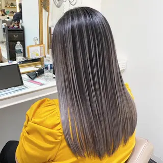 セミロング 山崎俊輔/髪質改善 /バレイヤージュのヘアスタイル