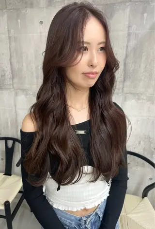 ロング カラー 錦 茉李 @lm.mari03のヘアスタイル