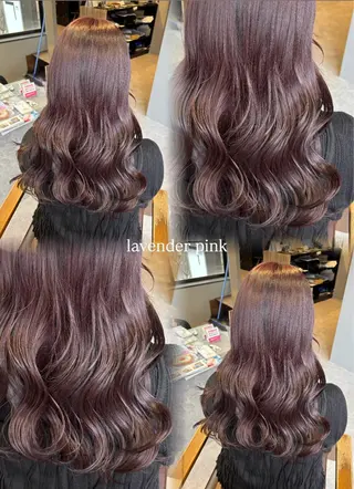 ミディアム Yuuka /寒色カラーのヘアスタイル