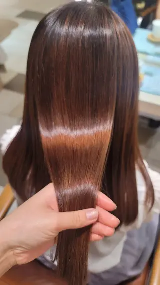 ロング 無料カットモデル/ セット/COCOKAのヘアスタイル