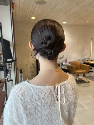 ショート ヘアアレンジ miku🎀門前仲町 ブリーチ・レイヤーのヘアスタイル