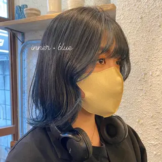 ミディアム カラー ヘアアレンジ 押切 響 のヘアスタイル