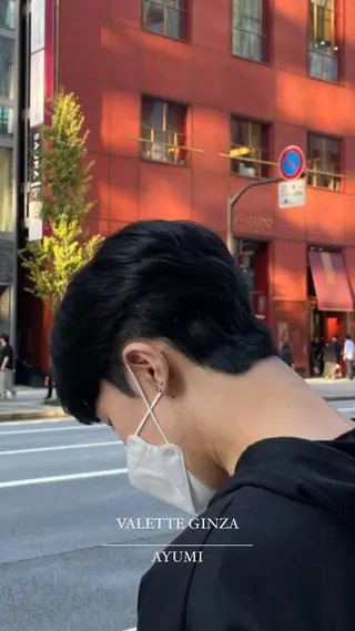 カラー メンズ 銀座/韓国ヘア🤍 レイヤーAYUMIのヘアスタイル