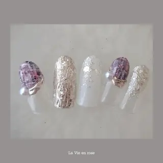 ネイル ラヴィアン ローズのネイルデザイン