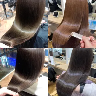 セミロング 韓国🇰🇷レイヤー 映える顔周り🩷のヘアスタイル