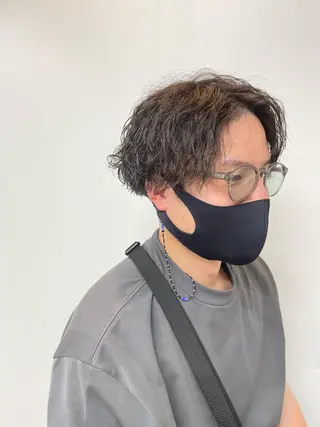 パーマ メンズ ARMONY大阪店 パーマ職人伊丹のヘアスタイル