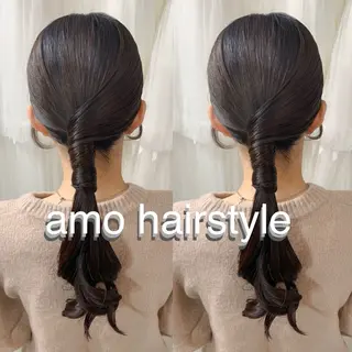 ヘアアレンジ a moのヘアスタイル