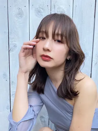 ミディアム ROW町田🌿 大人可愛い/艶髪改善のヘアスタイル